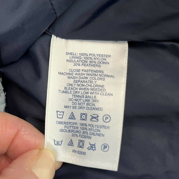 Lands End Puffer Vest Plaid Snap Up Pockets - Picture 6 of 10